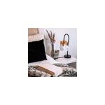 Lampe de table kikyo avec pied flexible et petit abat - jour en papier