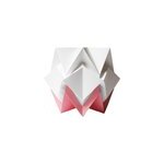 Lampe de table origami bicolore taille m Lampe de table origami bicolore taille m