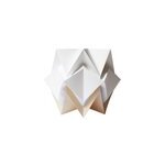 Lampe de table origami bicolore taille m Lampe de table origami bicolore taille m