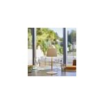 Lampe de table sans fil blanc abby