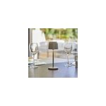 Lampe de table sans fil gris sophia