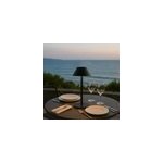Lampe de table solaire noir nerio