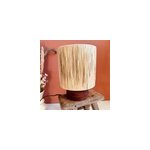 Lampe � poser terracotta et raphia h29cm