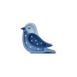 Lampe veilleuse oiseau bleu denim
