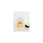 Lampe en verre jaune et blanche n�813