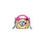 Lecteur cd portable avec 2 microphones disney minnie