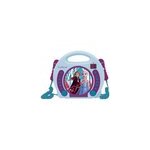 Lecteur cd portable avec 2 microphones reine des neiges