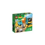 Lego le camion et la pelleteuse