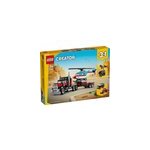 Lego le camion remorque avec h�licopt�re