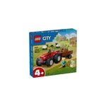 Lego city - tracteur agricole rouge - 60461