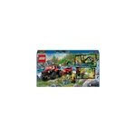 Lego pompiers 4x4 et canot de sauvetage