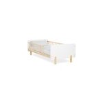 Lit 90x200 avec matelas sommier blanc