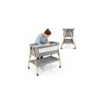 Lit b�b� autoportant 3 en 1 avec matelas pliable et mobile