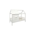 Lit cabane bois massif avec tiroir en option teddy