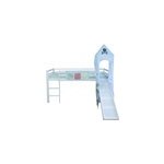 Lit enfant 90x200 cm bleu pirate