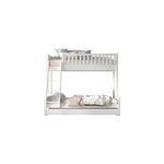 Lit familial avec lit gigogne blanc Lit familial avec lit gigogne blanc