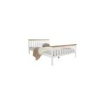 Lit futon double 140x200 bois blanc