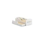 Lit simple avec gigogne luk 160x80