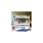 Lits superpos�s pour enfants 190x90cm blanc avec tiroirs ambre