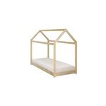 Lit zoey cabane naturel + matelas