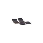 Lot de 2 bains de soleil en r�sine tress�e
