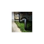 Lot de 2 balises solaires noir ostry