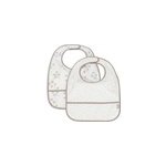 Lot de 2 bavoirs plastifi�s leafy dreams