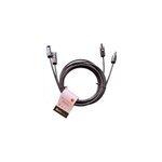 Lot de 2 c�bles inter - pv 4m 4mm2