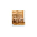 Lot de 2 chaises cann�es en bois n�1041
