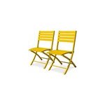 Lot de 2 chaises de jardin marius
