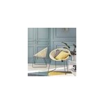Lot de 2 chaises en rotin et mtal
