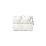 Lot de 2 draps housses berceau blanc Lot de 2 draps housses berceau blanc