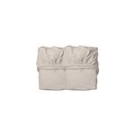 Lot de 2 draps housse junior cappuccino
