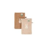 Lot de 2 gants de toilette rabbit