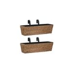 Lot de 2 jardini�res 60 cm jacinthe 60 x 20 x 18 cm