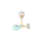 Lot de 2 maracas pastel avec socle