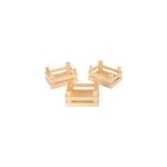 Lot de 3 petites caisses en bois
