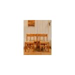 Lot de 4 chaises en bois n�801