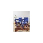Lot de 6 chaises bleues ikea vintage niels gammelgaard n�1244