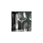 Lot de 6 verres � pied d�gustation graph