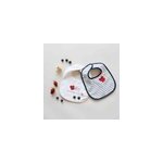 Lot de 7 bavoirs bb blanc