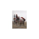 Lot de 9 chaises patin�es n�1224