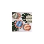 Lot d'assiettes 18 pi�ces bahia orange e