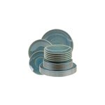 Lot d'assiettes 18 pièces moon lagon Lot d'assiettes 18 pièces moon lagon