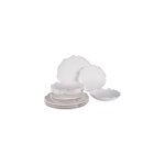 Lot d'assiettes ginkgo 12 pices