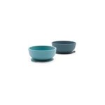Lot de bols avec ventouse blue abyss
