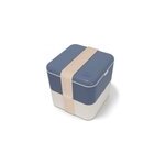 Lunch box carr�e 2x850ml bleu