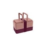 Lunchbox avec poignes - rose