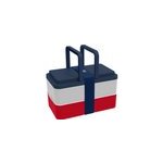 Lunchbox avec poign�es - tricolore