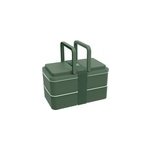 Lunchbox avec poignes - vert